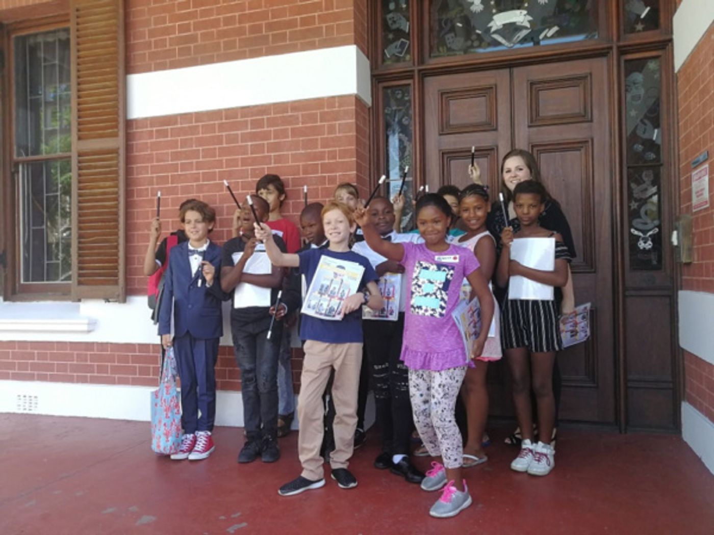 Photo Flash: Cape Town's Young Wizards In Training Celebrate Their First Day Of 'Magic Classes' At World-Famous College Of Magic  Image