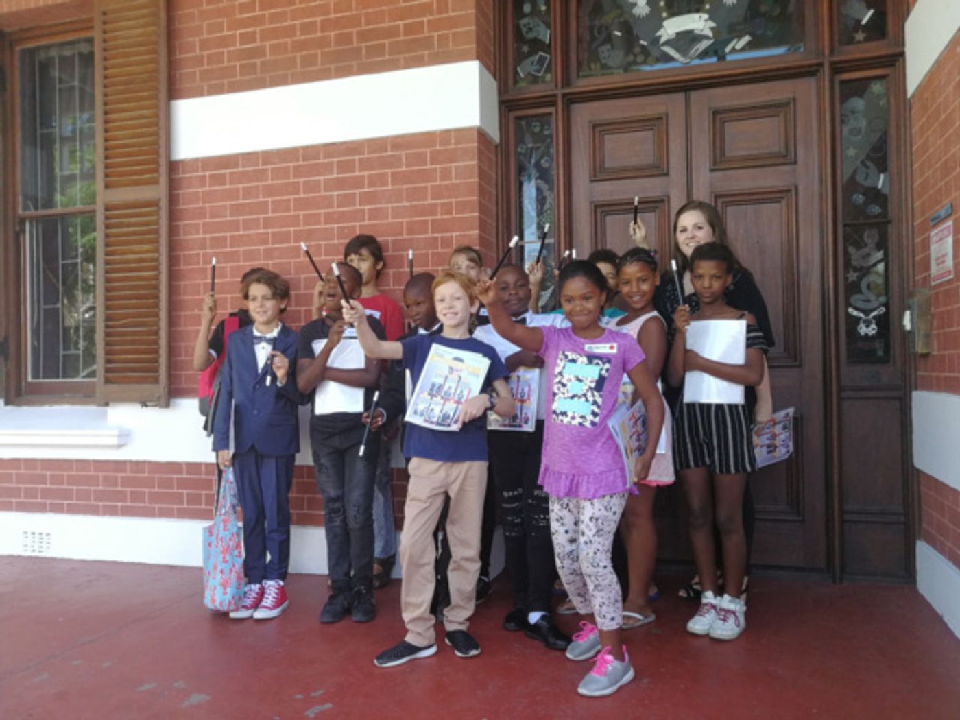 Photo Flash: Cape Town's Young Wizards In Training Celebrate Their First Day Of 'Magic Classes' At World-Famous College Of Magic  Image