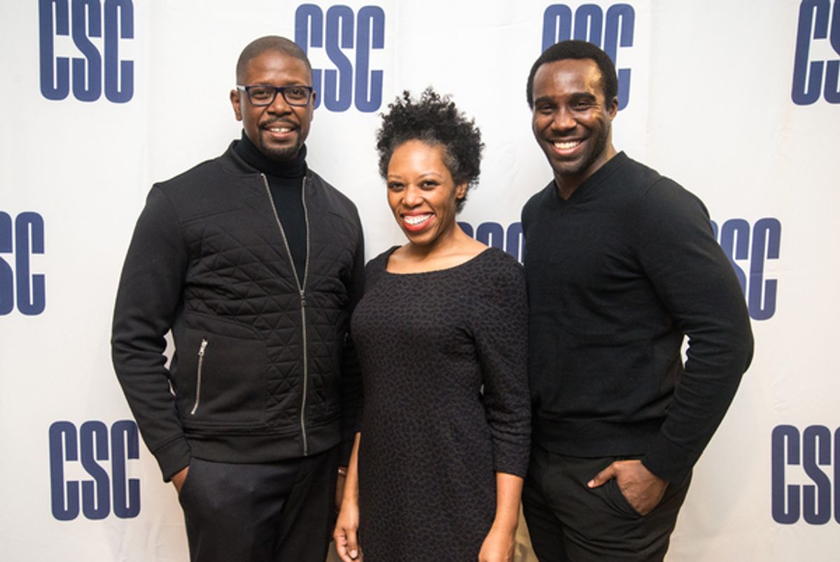 Lawrence E. Street, Andrea Jones-Sojola, Tramell Tillman at 