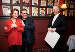 Jennifer Laura Thompson, Michael Greif and Max Klimavicius @ BroadwayWorld Jennifer Laura Thompson, Michael Greif and Max Klimavicius Photo