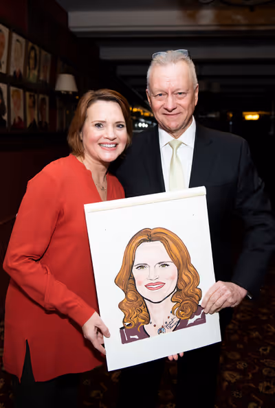 Jennifer Laura Thompson and Max Klimavicius Photo