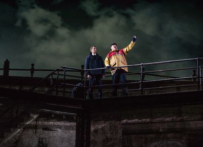 Oliver Savile and Sean Kearns in THE LAST SHIP Photo