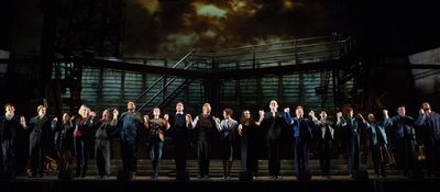 Sting and the cast of THE LAST SHIP Photo