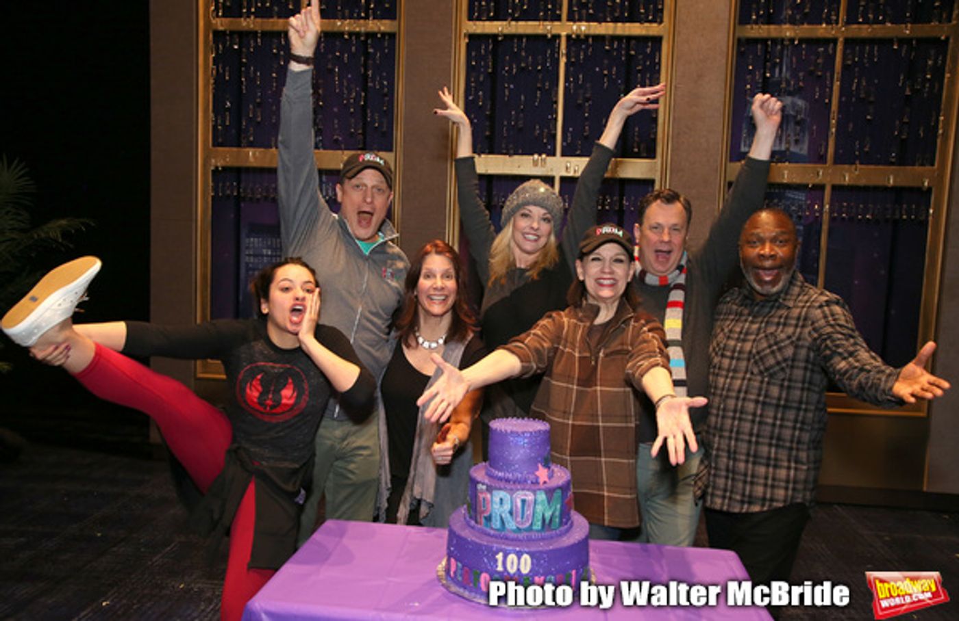 Photo Coverage: THE PROM Cast Celebrates 100 Zazzy Performances on Broadway!  Image