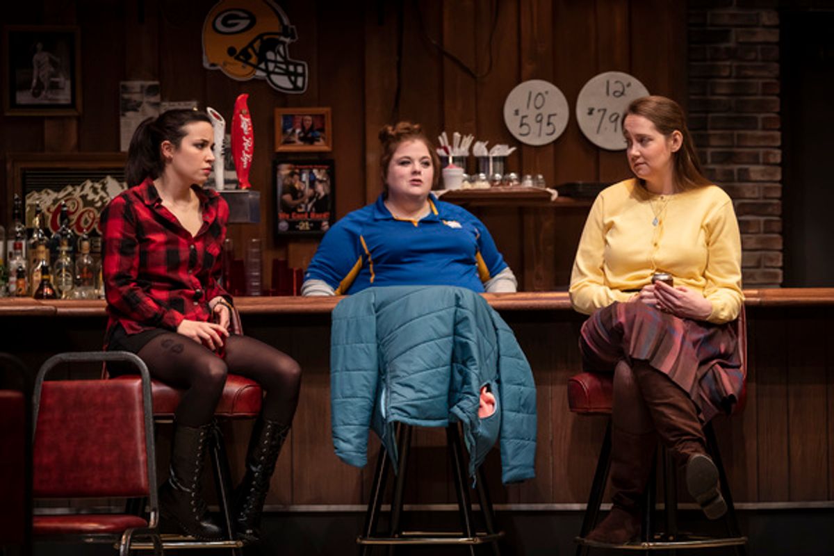 Hayley Burgess (Clarice), Mary Taylor (Brielle) and Anne Thompson (Sharlene) at 
