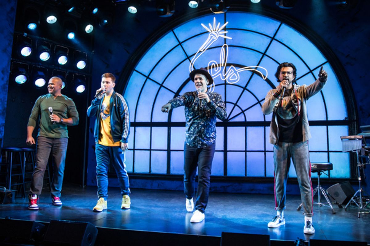 Christopher Jackson, Chris Sullivan, AnthonyVeneziale, and Utkarsh Ambudkar at 