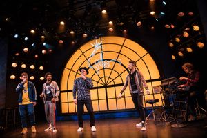 Chris Sullivan, Utkarsh Ambudkar, Anthony Veneziale, Andrew Bancroft, and Arthur Lewi Photo