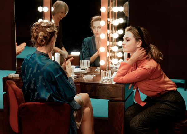 Gillian Anderson and Lily James  Photo