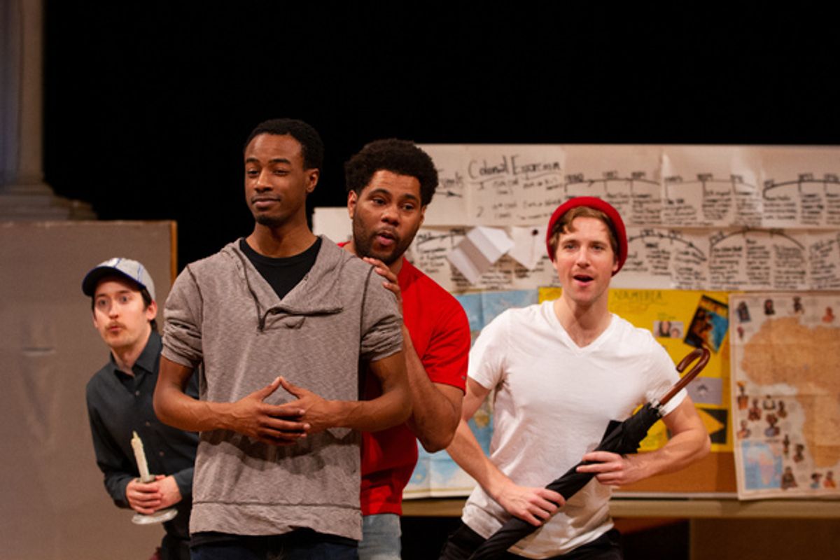 Will Allan, Terry Bell, Jeffrey Owen Freelon Jr., and Michael Holding at 