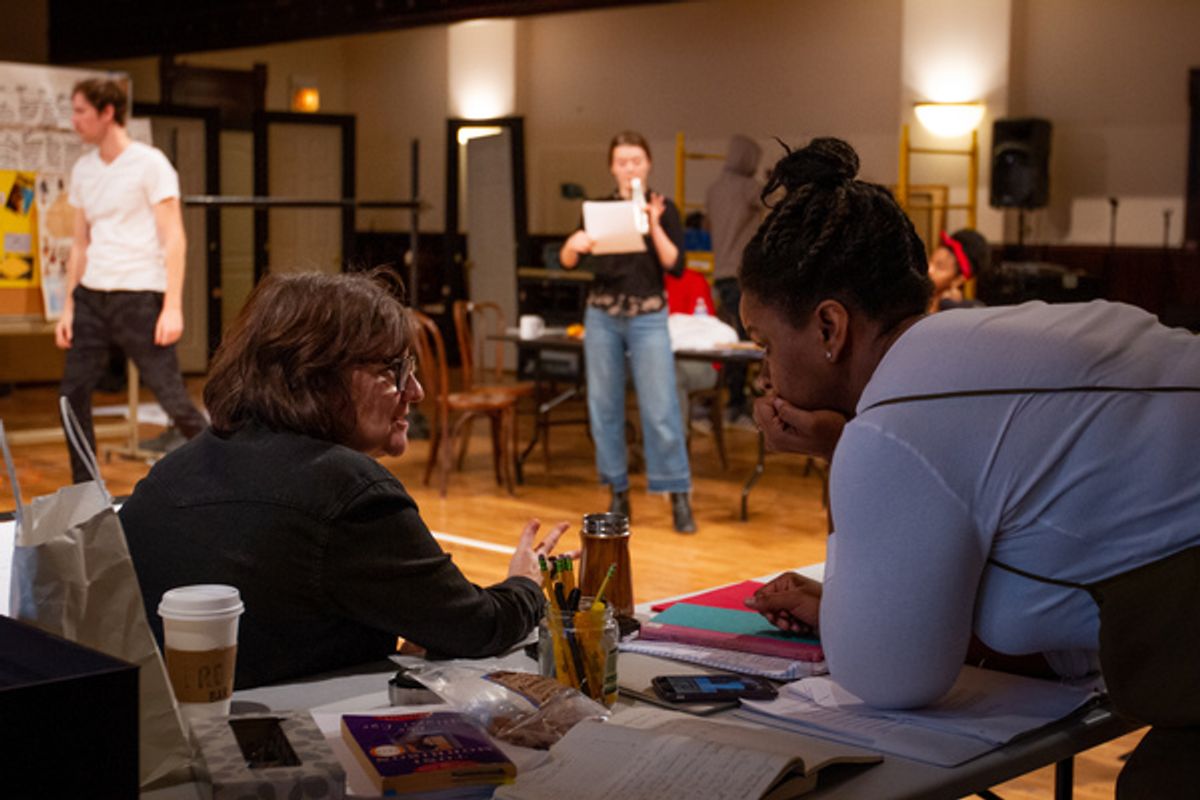 Hallie Gordon and Gabrielle Randle at 