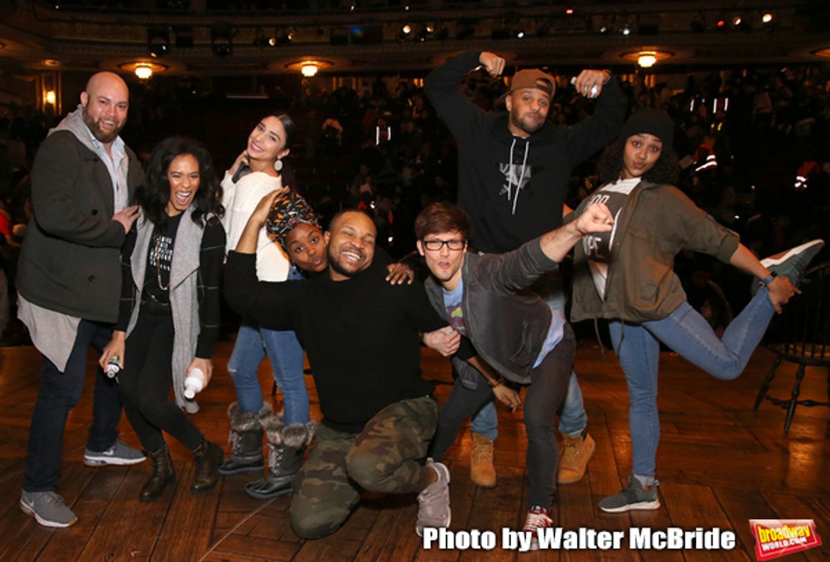 Gregory Treco, Raven Thomas, Lauren Boyd, Denee Benton, Sean Green Jr., Terrance Spencer, Thayne Jasperson and Sasha Hollinger at 