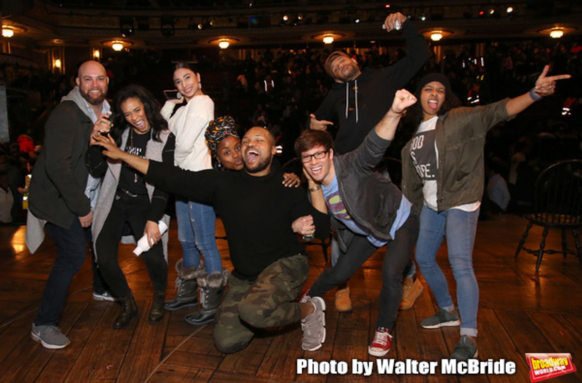 Gregory Treco, Raven Thomas, Lauren Boyd, Denee Benton, Sean Green Jr., Terrance Spencer, Thayne Jasperson and Sasha Hollinger at 