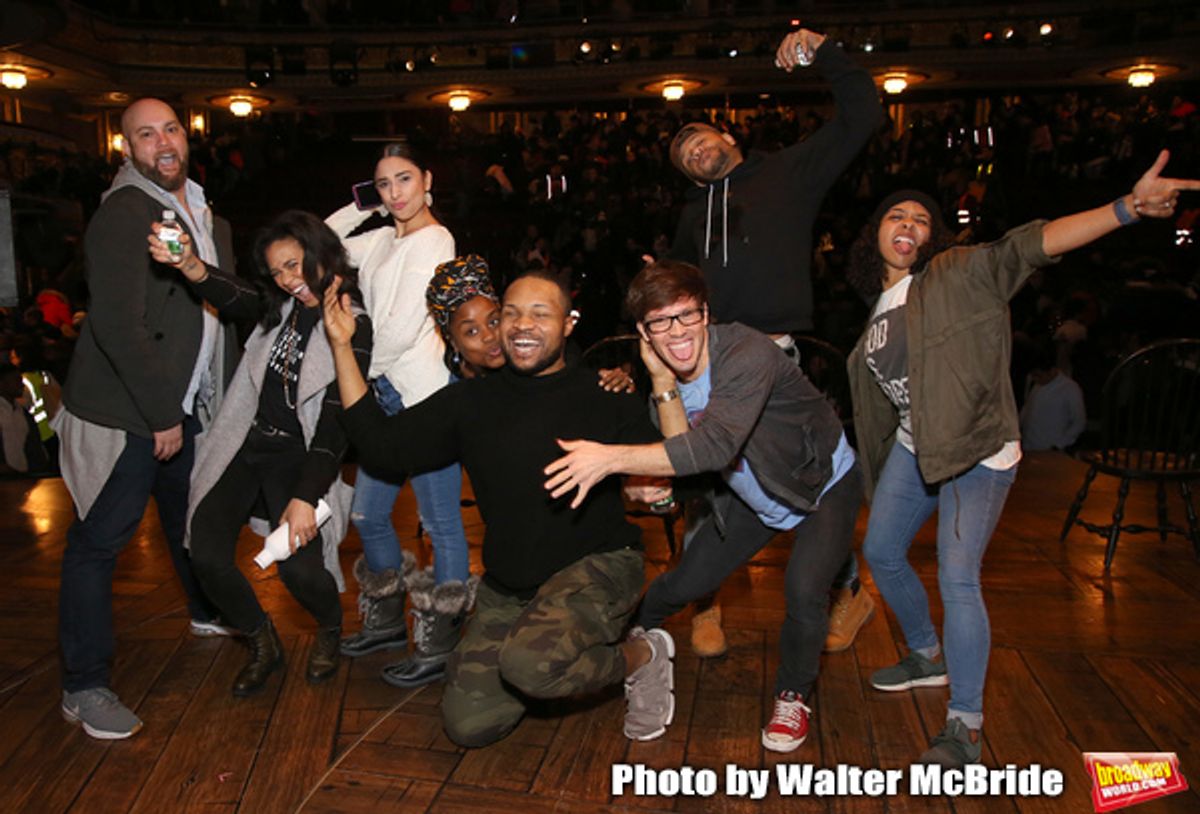 Gregory Treco, Raven Thomas, Lauren Boyd, Denee Benton, Sean Green Jr., Terrance Spencer, Thayne Jasperson and Sasha Hollinger at 