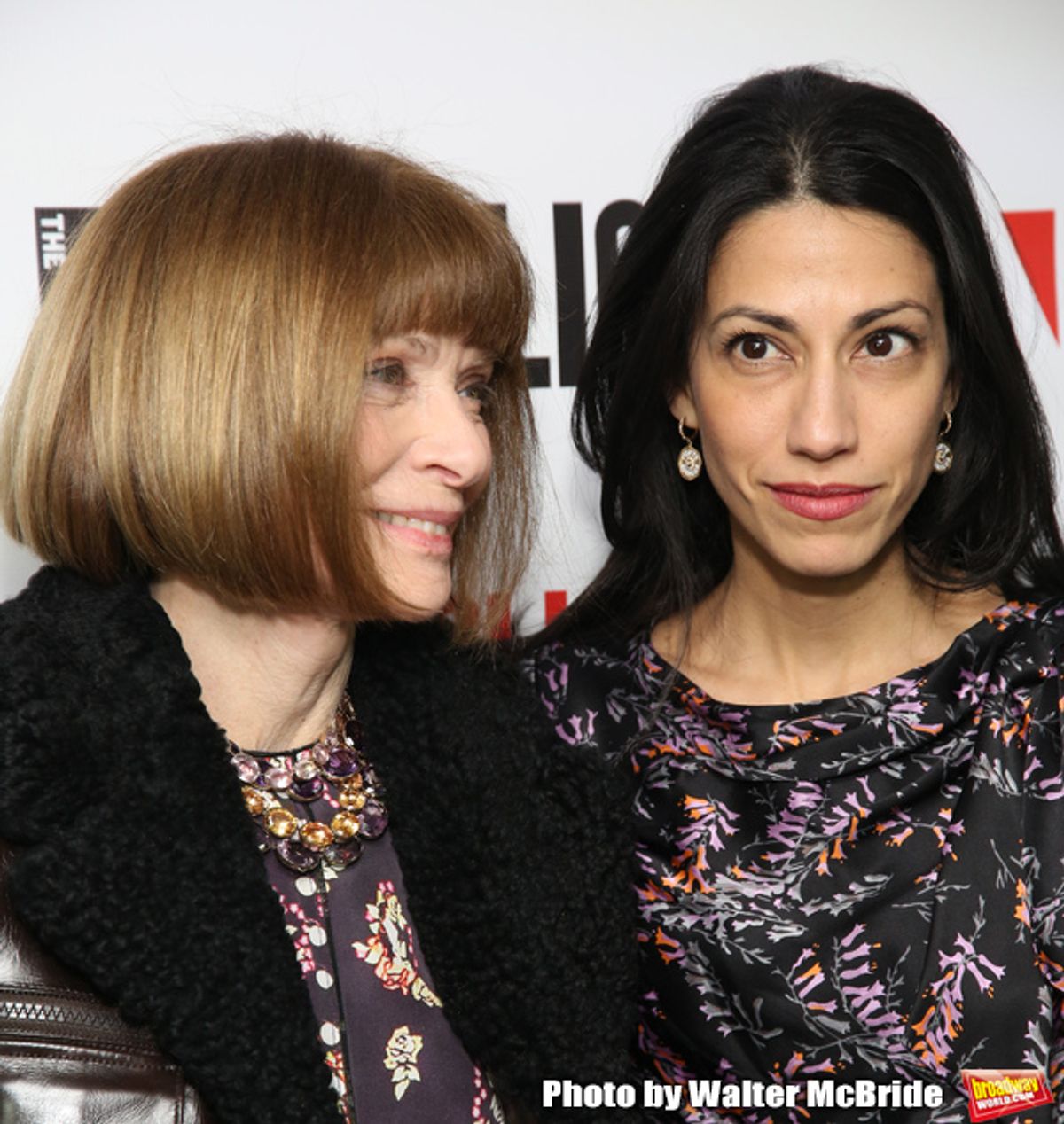 Anna Wintour and Huma Abedin at 