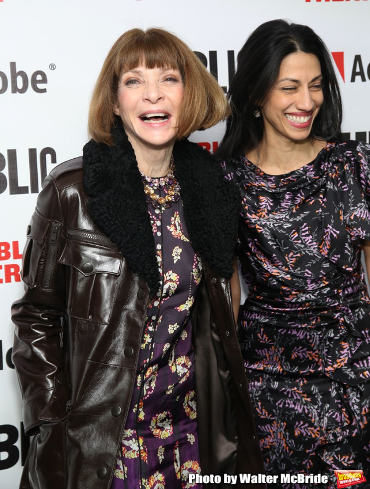 Anna Wintour and Huma Abedin at 