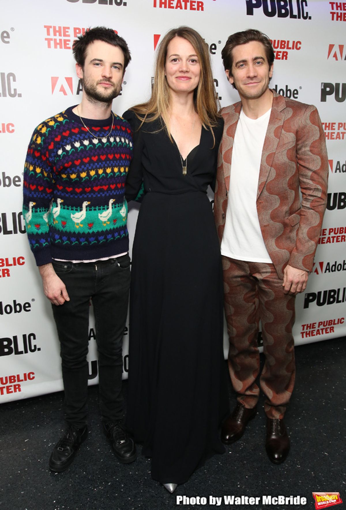 Tom Sturridge, Carrie Cracknell and Jake Gyllenhaal at 