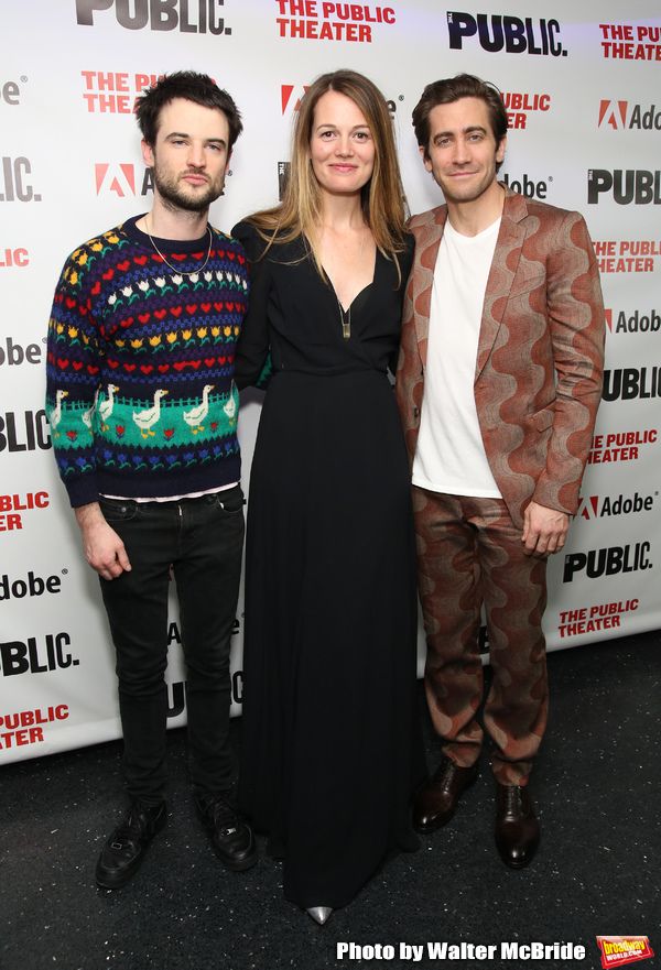 Tom Sturridge, Carrie Cracknell and Jake Gyllenhaal Photo
