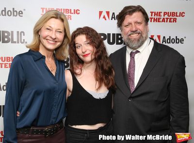 Laurie Eustis, Kyle Brown and Oskar Eustis Photo