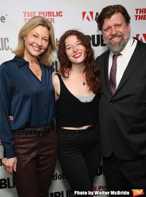 Laurie Eustis, Kyle Brown and Oskar Eustis @ BroadwayWorld Laurie Eustis, Kyle Brown and Oskar Eustis Photo