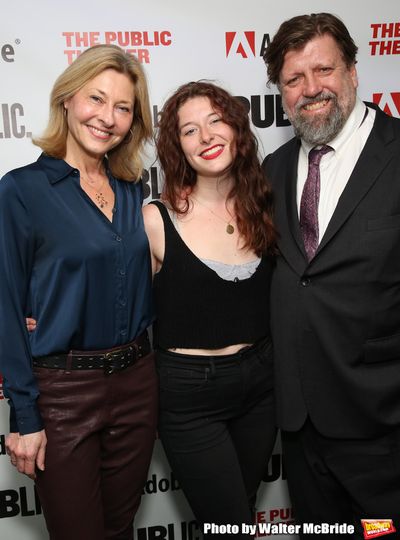 Laurie Eustis, Kyle Brown and Oskar Eustis  Photo