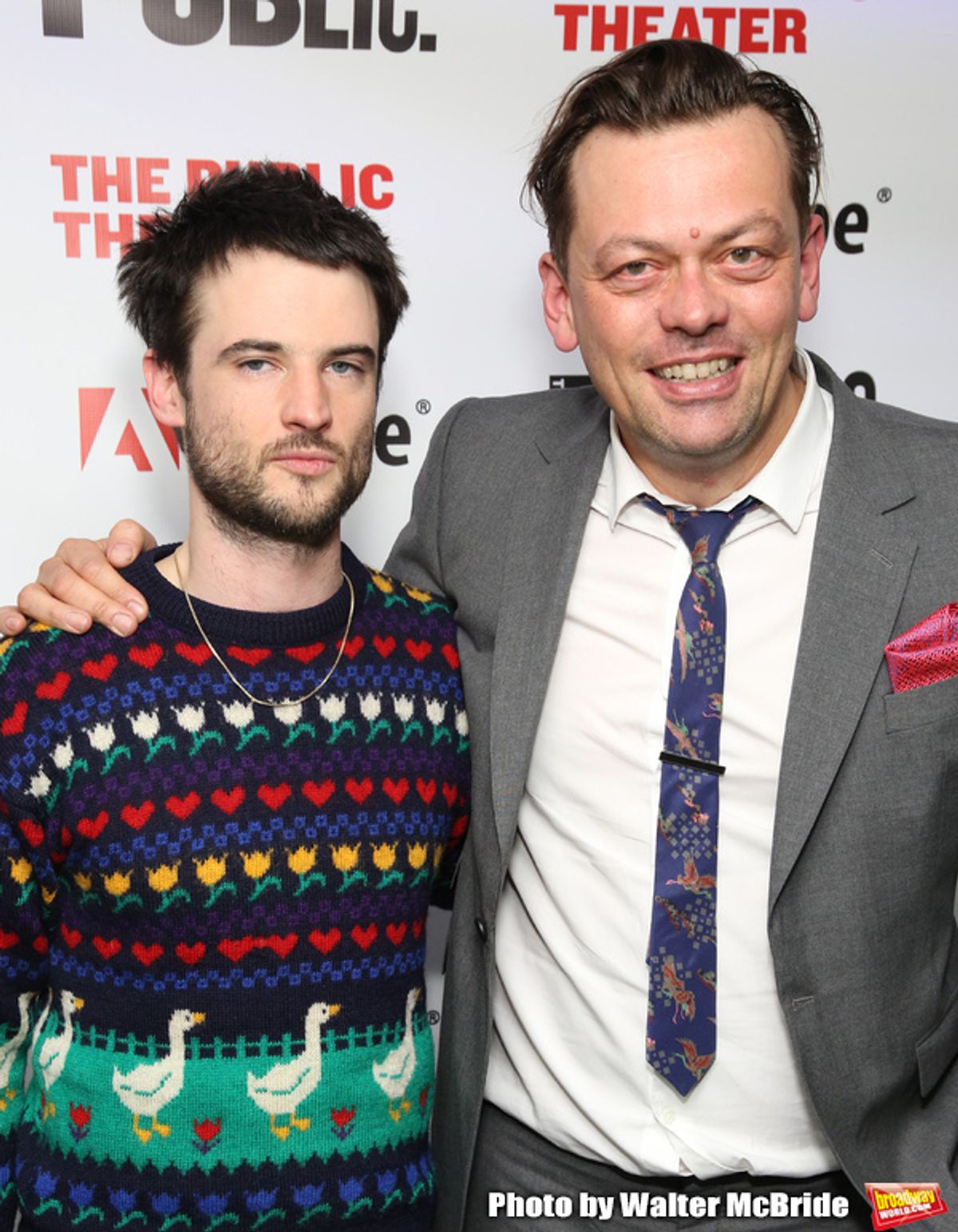 Tom Sturridge and Simon Stephens at 