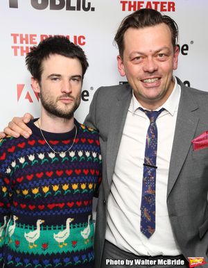 Tom Sturridge and Simon Stephens @ BroadwayWorld Tom Sturridge and Simon Stephens Photo