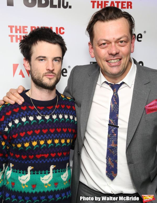 Tom Sturridge and Simon Stephens Photo