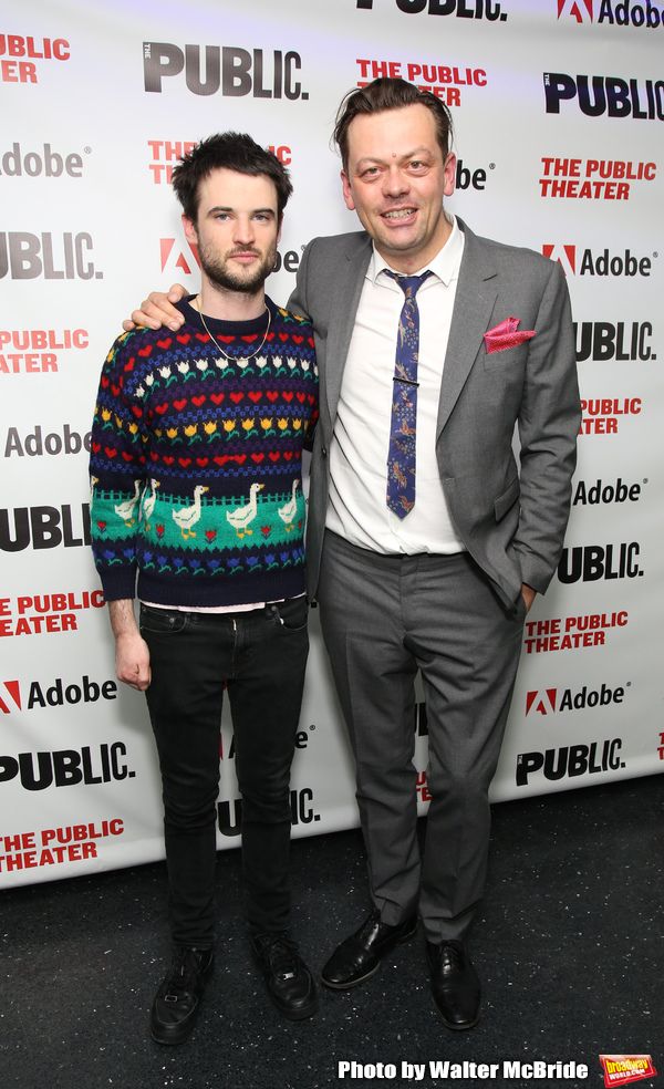 Tom Sturridge and Simon Stephens  Photo