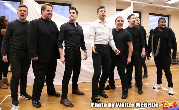 Kevin Kern, John Treacy Egan, Corey Cott, Tony Yazbeck,  Eliseo Roman, Chris Dwan, Ke Photo
