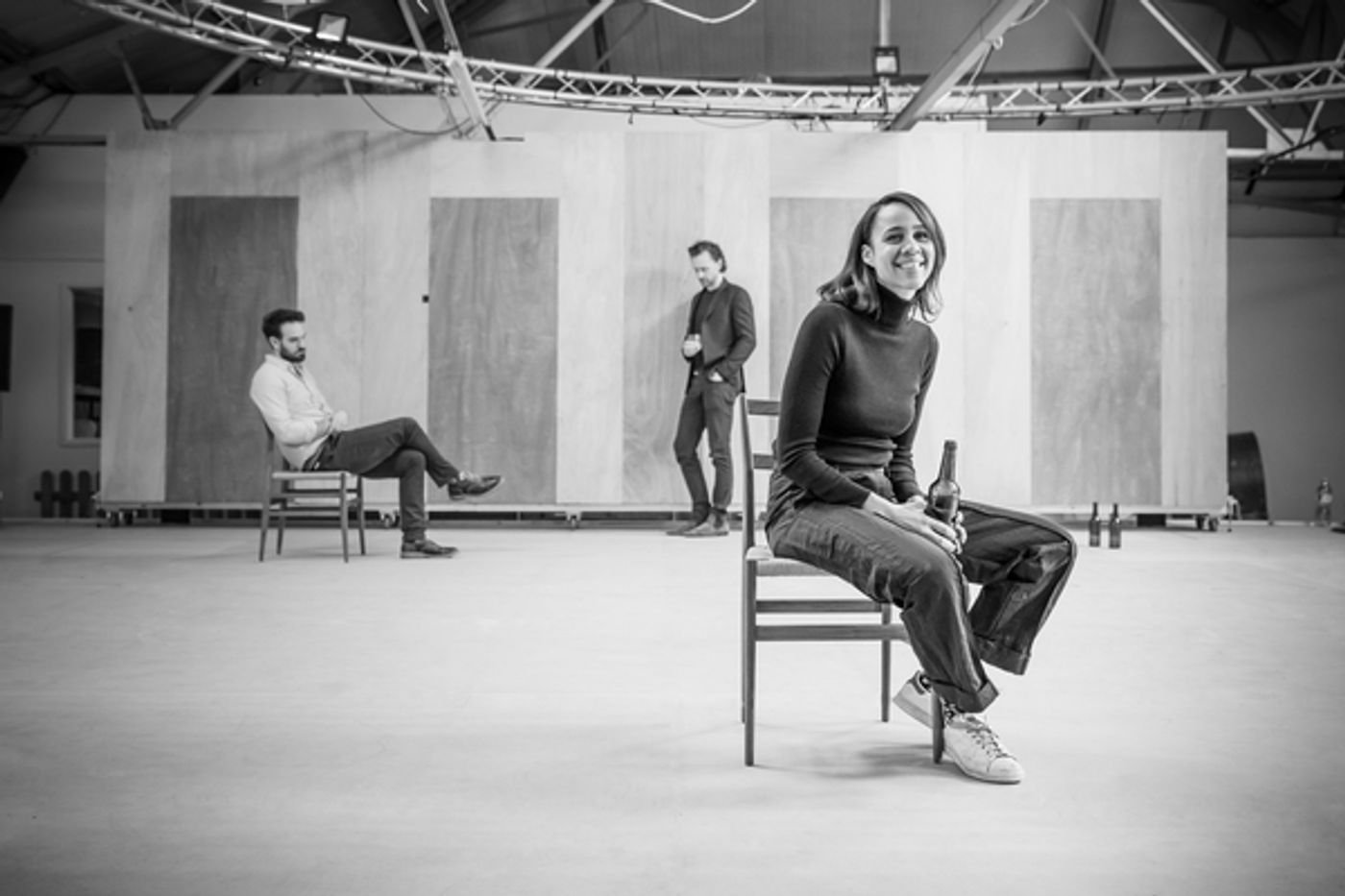 Photo Flash: In Rehearsal with Tom Hiddleston, Charlie Cox and More for BETRAYAL  Image