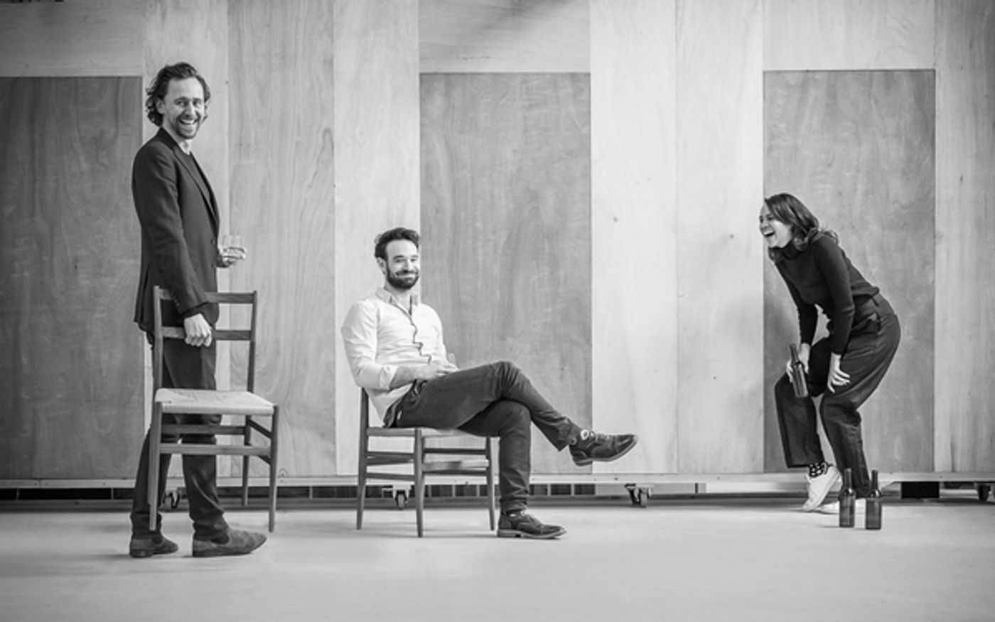 Photo Flash: In Rehearsal with Tom Hiddleston, Charlie Cox and More for BETRAYAL  Image