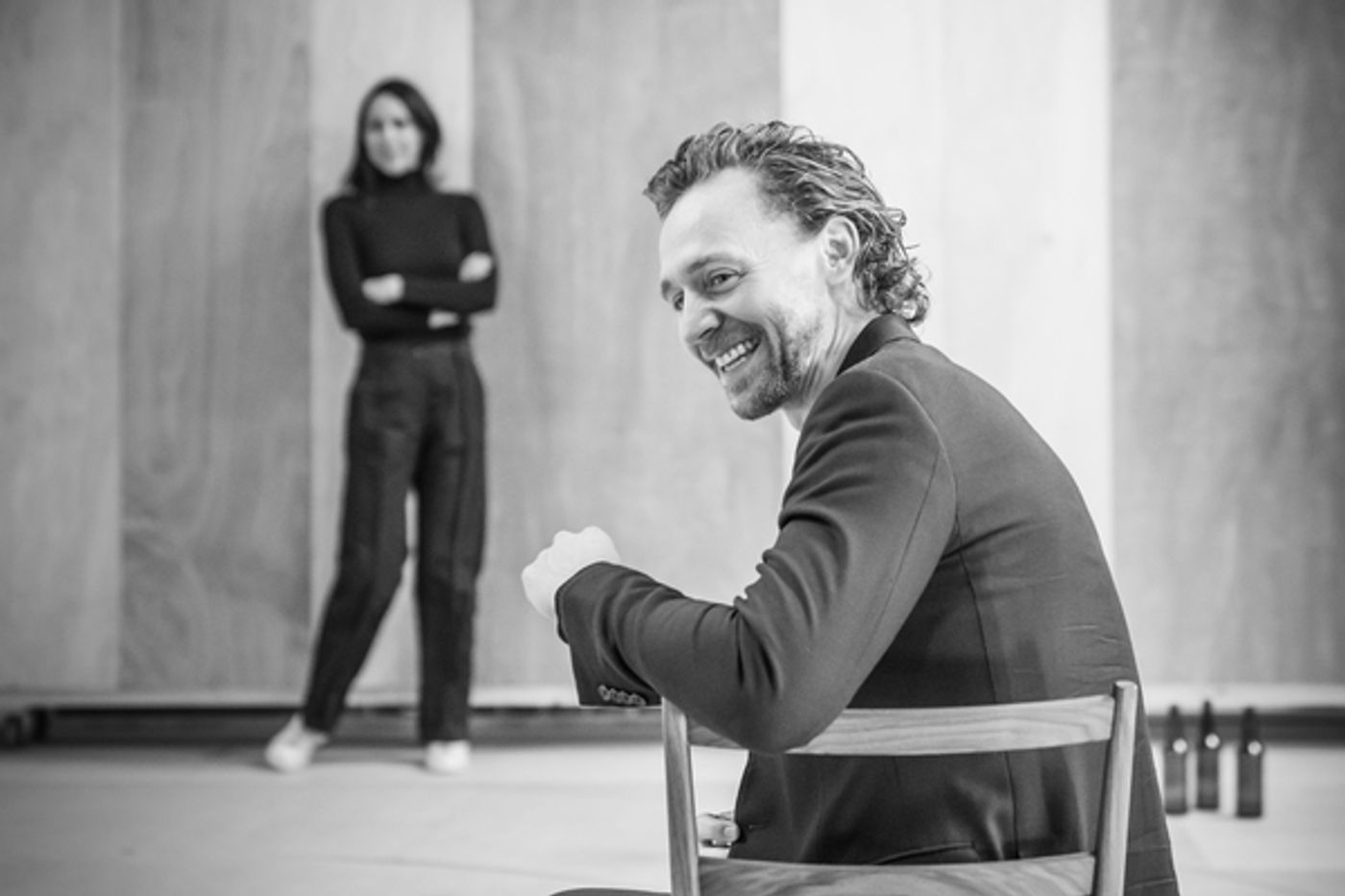 Photo Flash: In Rehearsal with Tom Hiddleston, Charlie Cox and More for BETRAYAL  Image