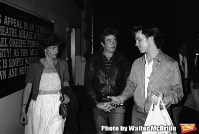 Albert Finney, Michael O'Keefe and Janet Suzman take in a Broadway Show in New York C Photo