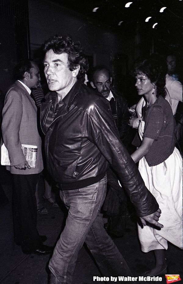 Albert Finney and Janet Susman attends a Broadway Show on September 30, 1981 in New Y Photo