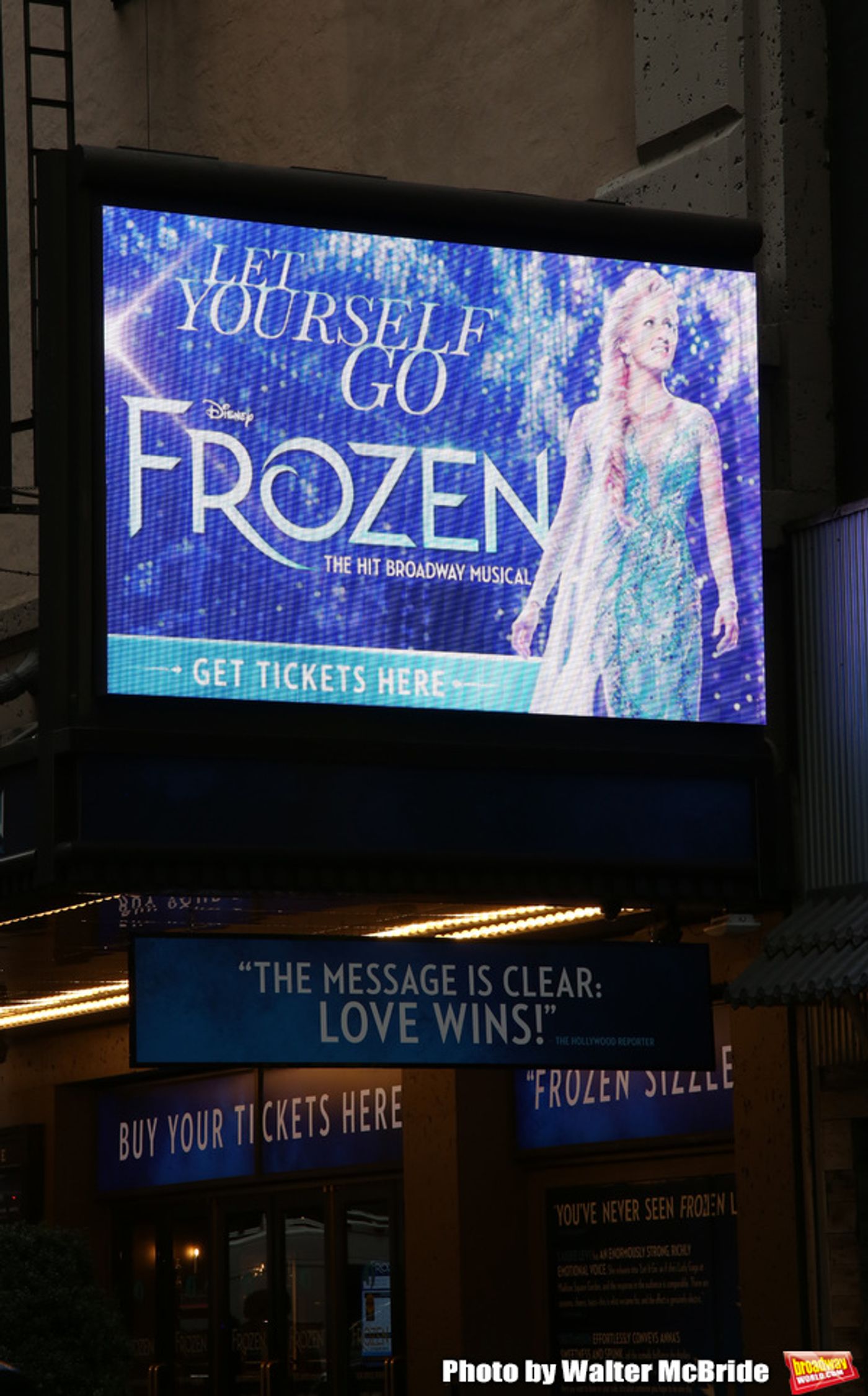 Photos: FROZEN Gets a Marquee Upgrade For 2019  Image