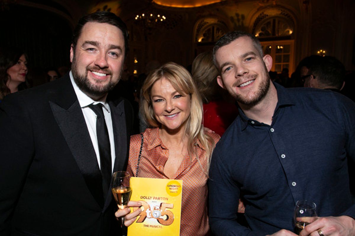 Jason Manford, Sarah Hadland and Russell Tovey at 
