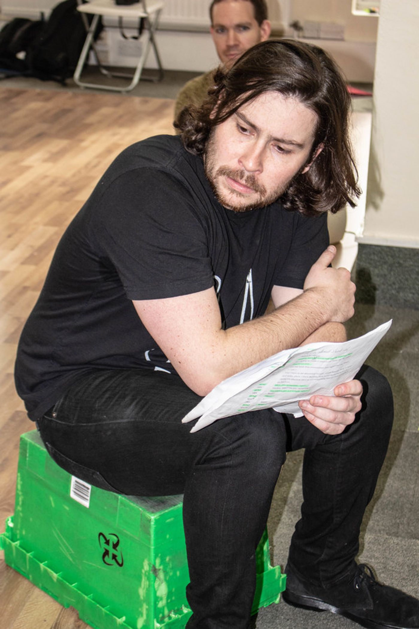 Photo Flash: Inside Rehearsal For WE'RE STAYING RIGHT HERE at Park Theatre  Image