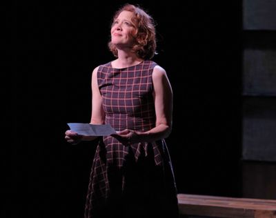 Renata Hinrichs in RandomActs. Photo by Mitch Traphagen. Photo