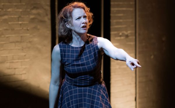 Renata Hinrichs in RandomActs. Photo by Mitch Traphagen. Photo