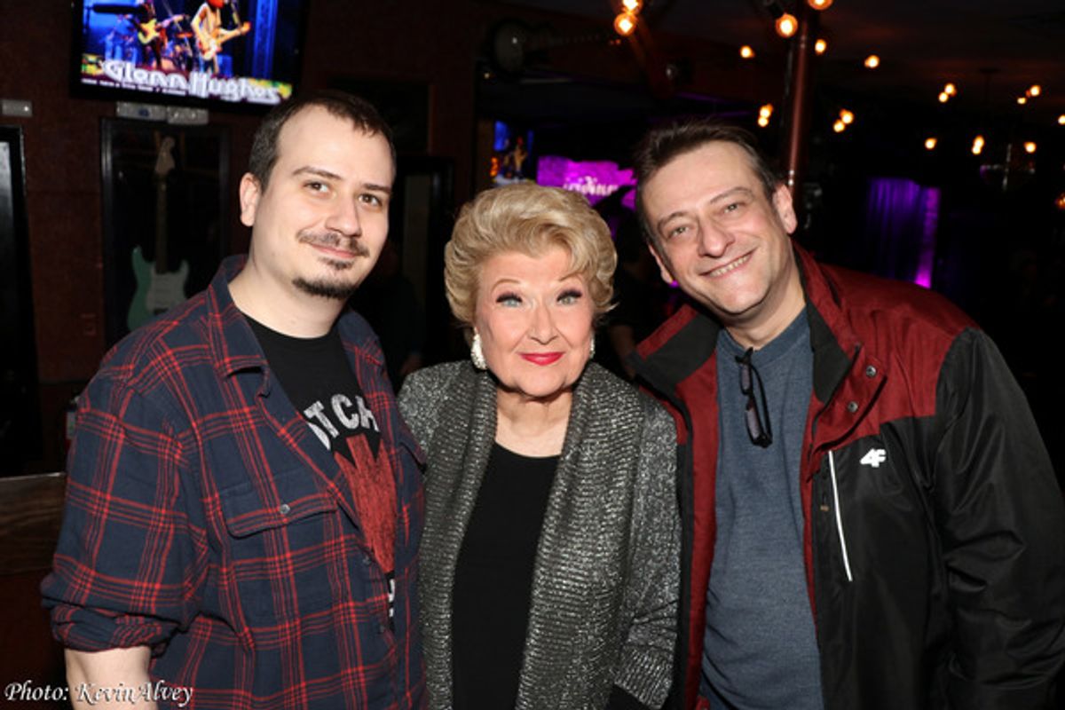 Eric Kohlhoff (sound), Marilyn Maye, J.P. Perreaux (lights) at 
