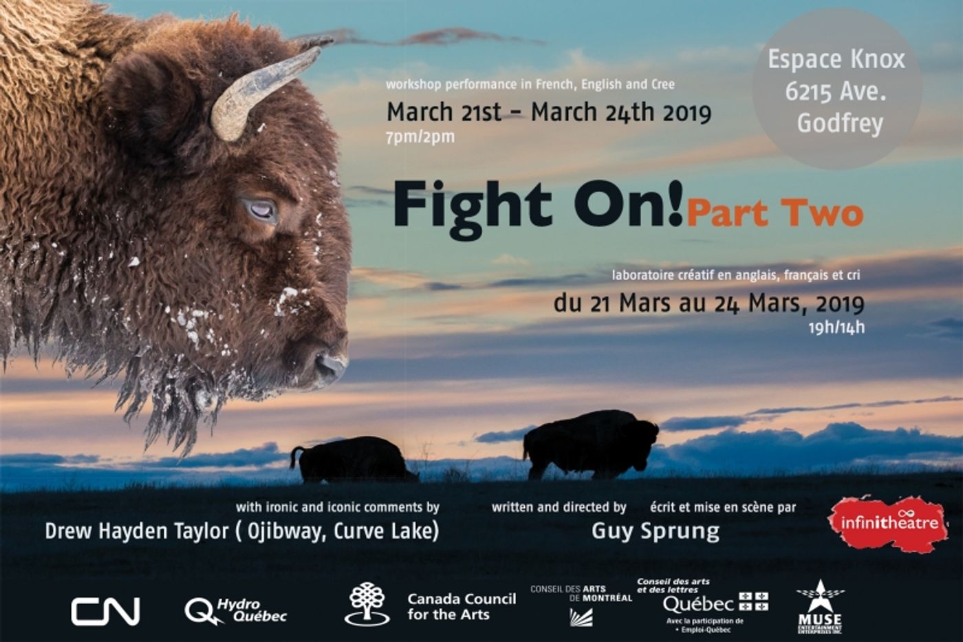 Infinithéâtre Presents FIGHT ON! PART TWO this March  Image