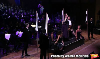 Laura Osnes with cast Photo