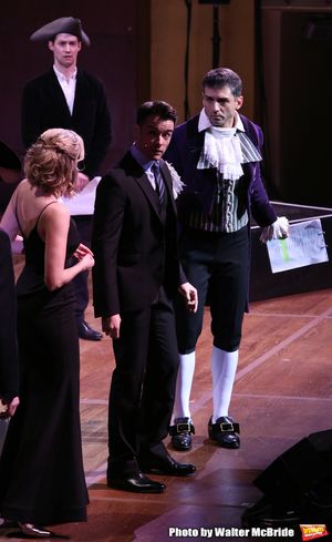 Corey Cott and Tony Yazbeck with cast Photo