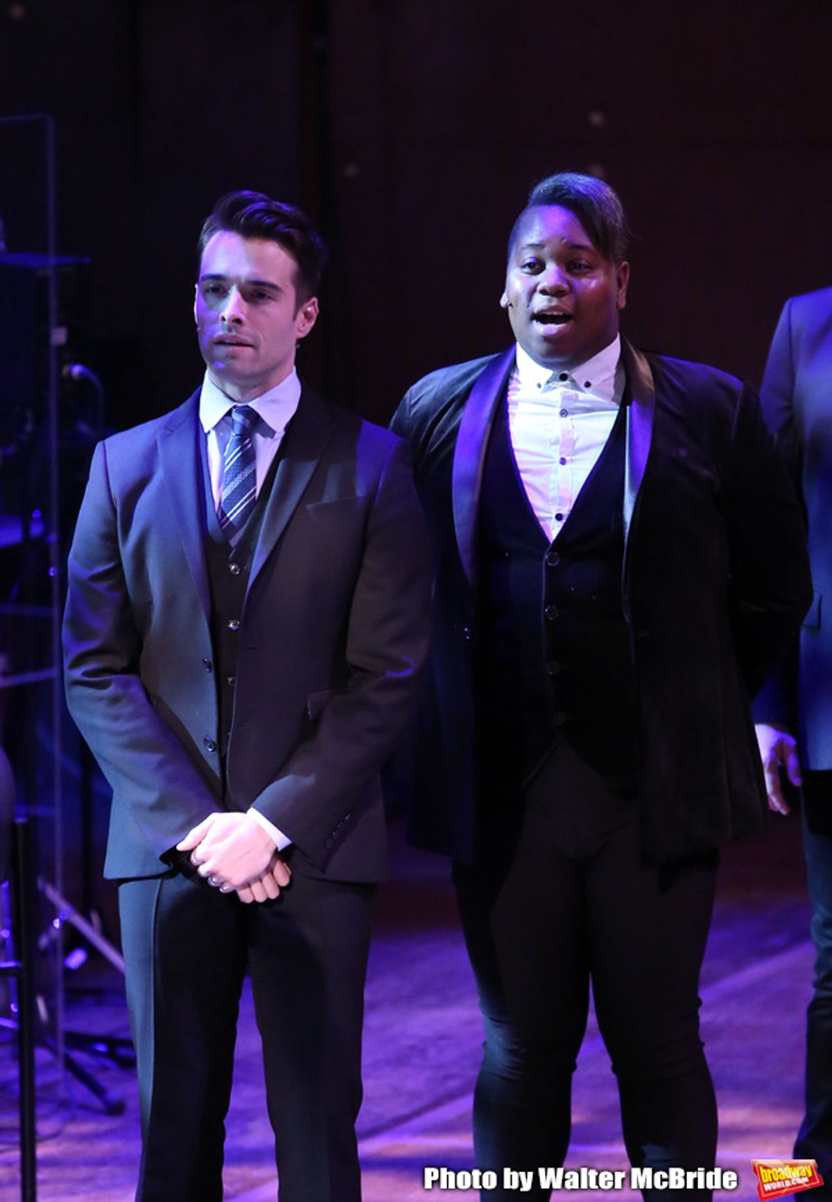 Corey Cott and Alex Newell at 