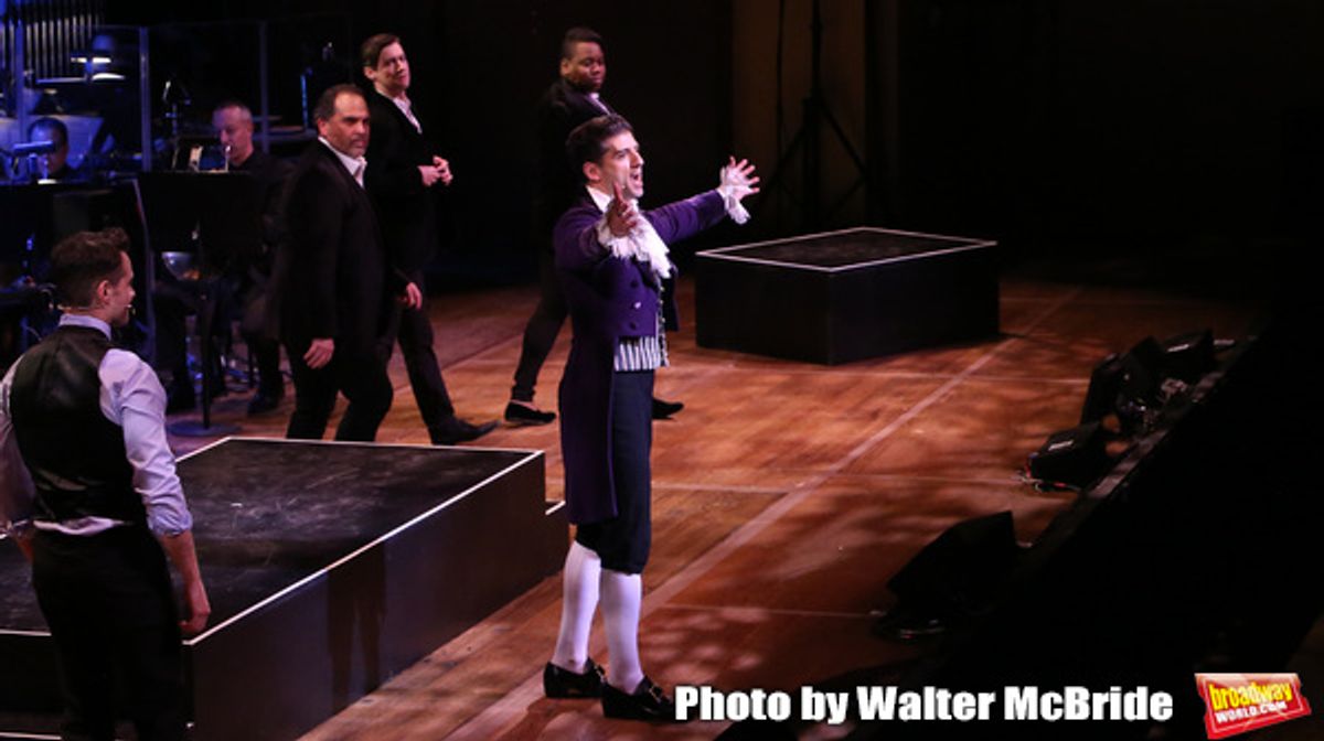 Tony Yazbeck with cast at 