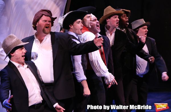 Kevin Kern, John Treacy Egan, Corey Cott, Tony Yazbeck, Chris Dwan, Alex Newell and c Photo