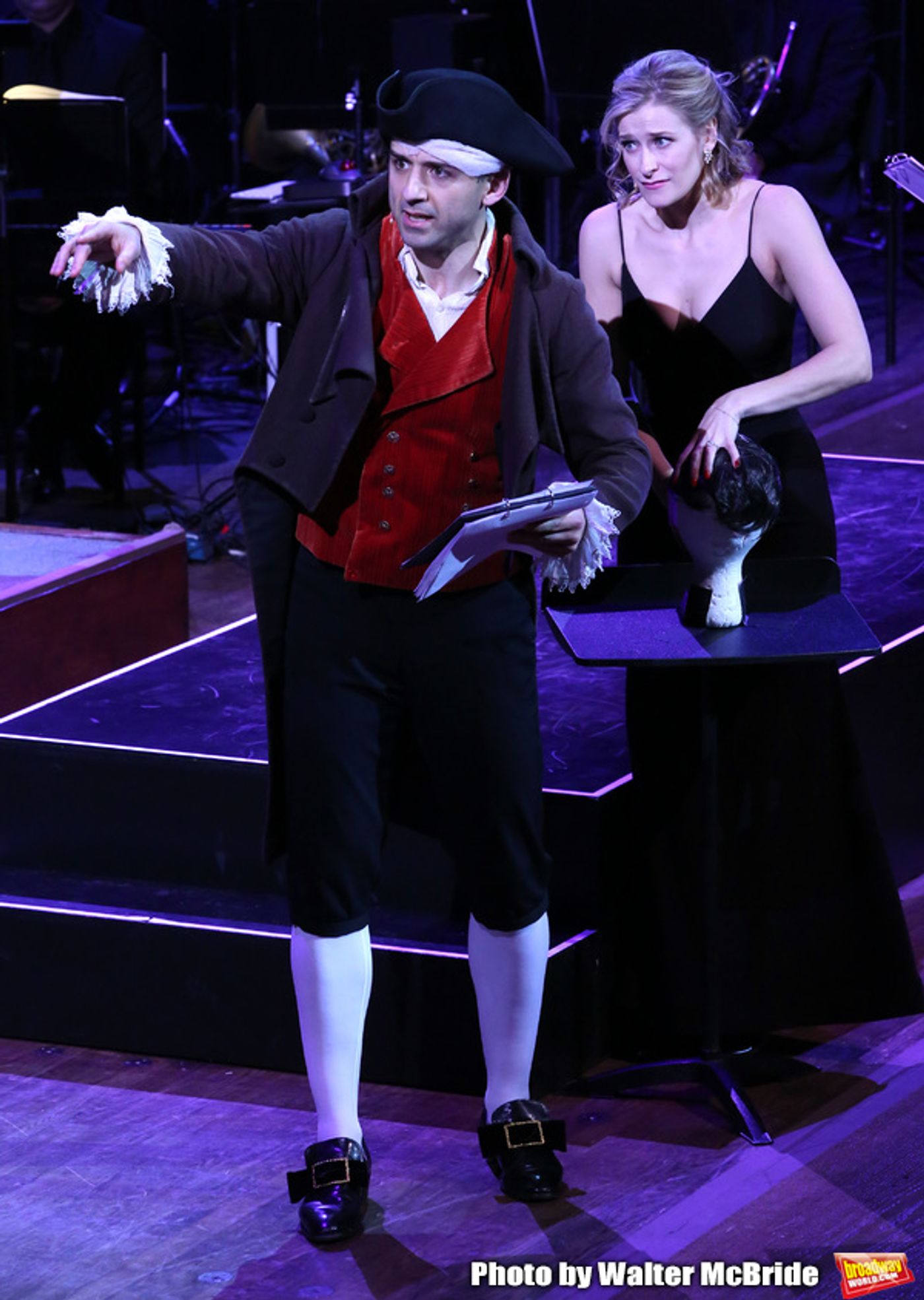 Photo Coverage: Tony Yazbeck, Laura Osnes, Corey Cott, and More in Action in THE SCARLET PIMPERNEL Concert  Image