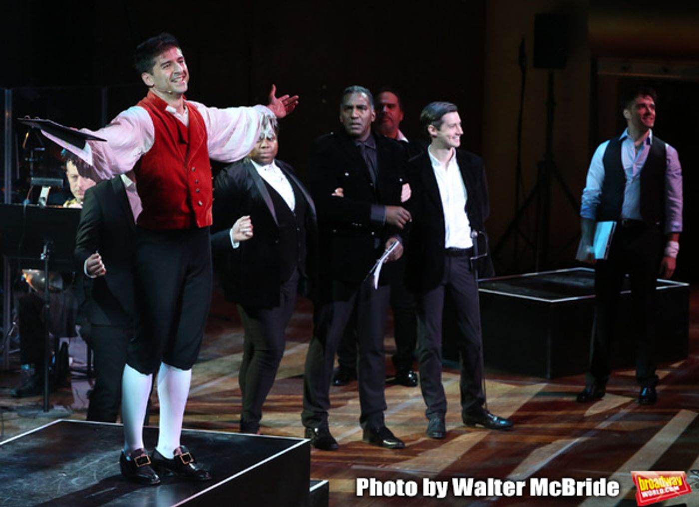 Photo Coverage: Tony Yazbeck, Laura Osnes, Corey Cott, and More in Action in THE SCARLET PIMPERNEL Concert  Image