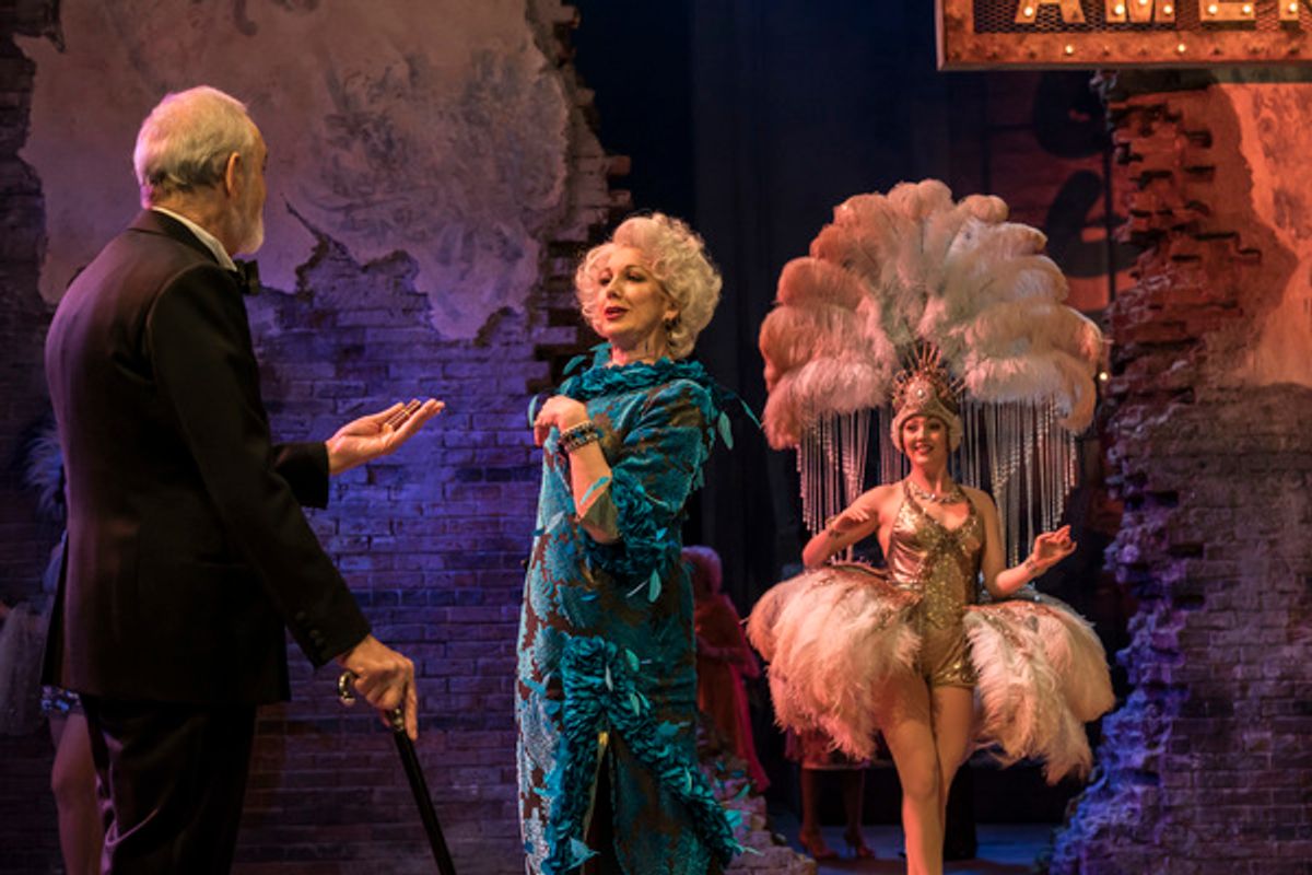 Gary Raymond, Geraldine Fitzgerald, and Sarah Marie Maxwell at 