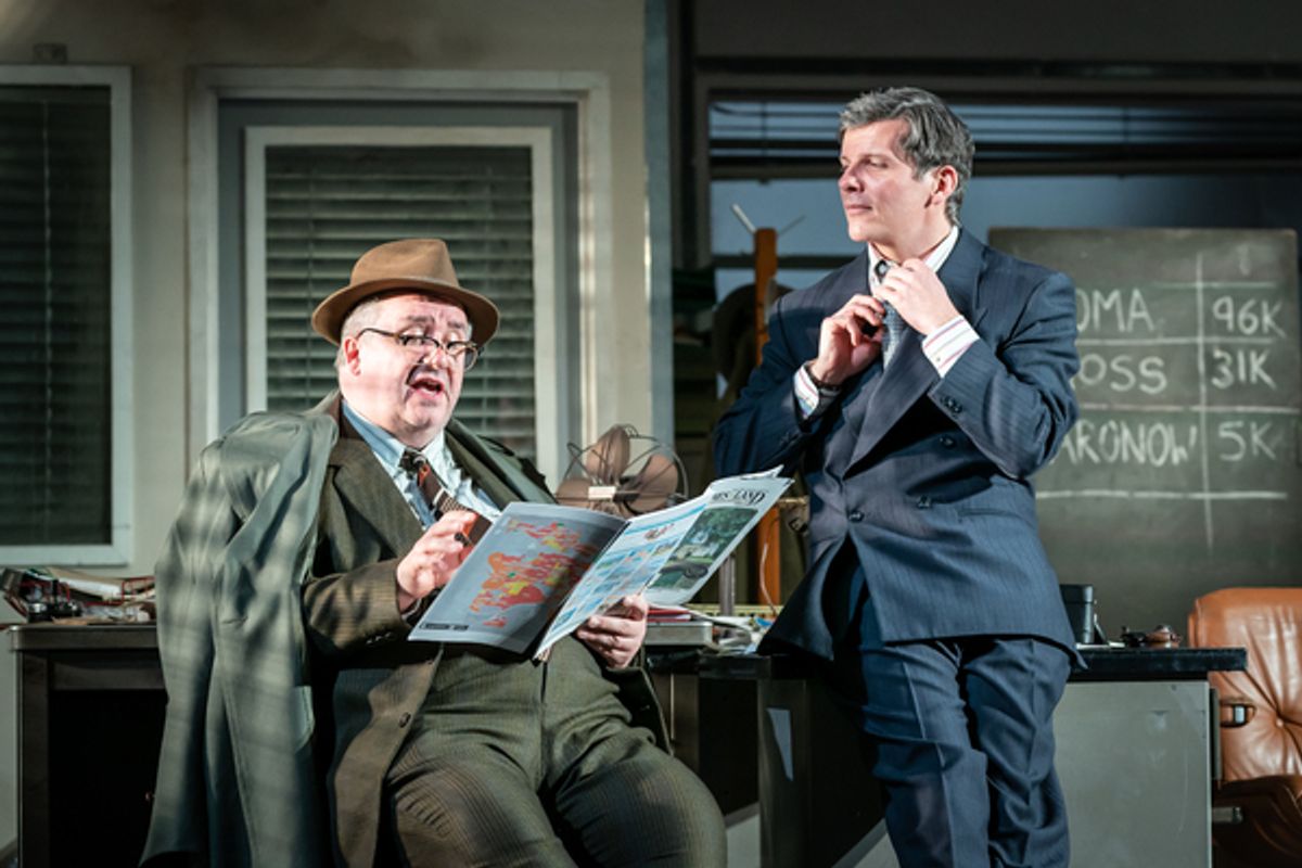 Mark Benton, Nigel Harman at 